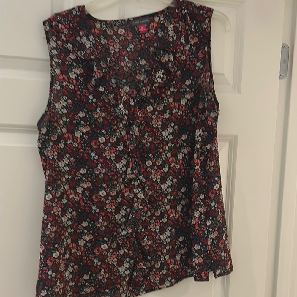 Floral Sleeveless Top - Multicolor